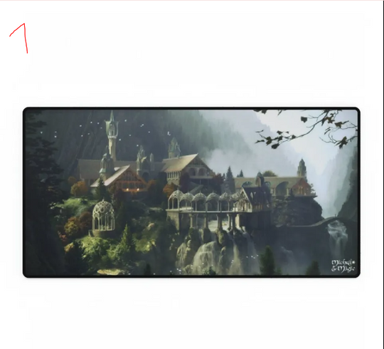 Discover Rivendell Desk Mat - Lord of the Rings Theme