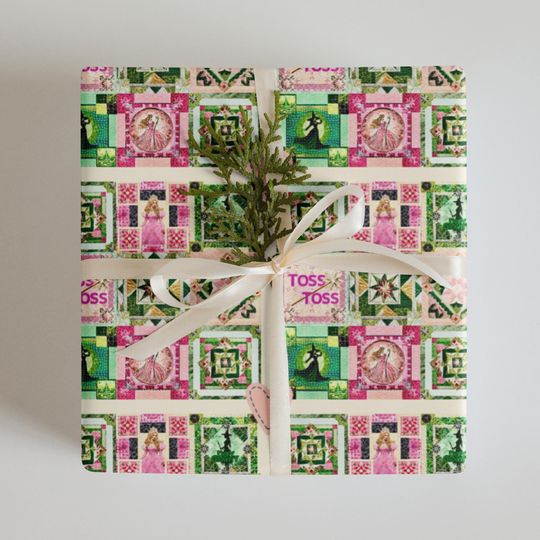 Discover Fans of Wicked Glinda Elphaba theme Wrapping paper sheets