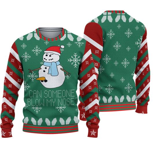 Discover Can Someone Blow My Nose? Dank Ugly Christmas Sweater