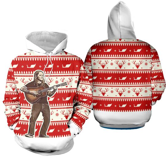 Discover Christmas Billy Strings Music 3D Hoodie, Xmas 3D Hoodie