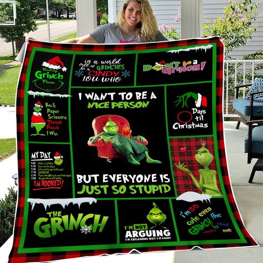 Discover funny character Fleece Blanket