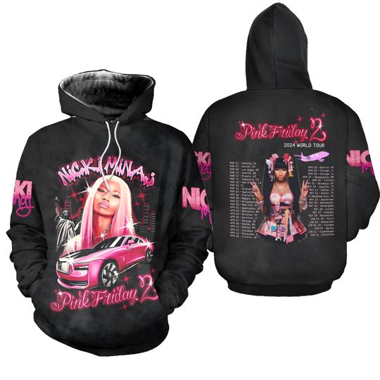 Discover Nicki Minaj 3D Tour Hoodie