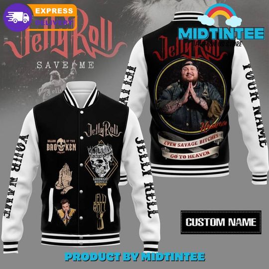 Discover Jelly Roll Go To Heaven Baseball Jacket