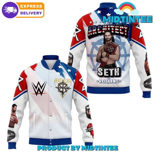 Discover Seth Rollins The Architect Baseball Jacket