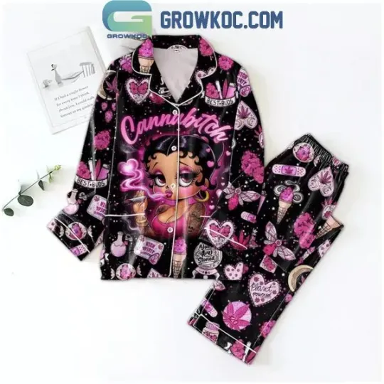 Discover Betty Boop Cannabitch High Spirit Polyester Pajamas Set