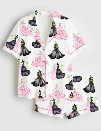 Discover Wicked Pajama Set, Movie Short Comfy Sleep, Wicked Comfort Pajama Set