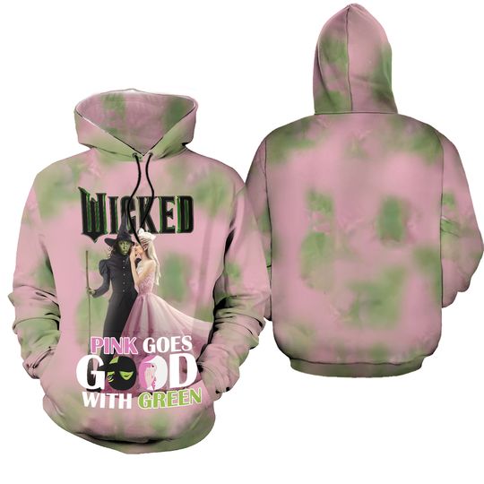 Discover Wicked Witch Hoodie, Wicked Broadway A New Musical 3D Hoodie
