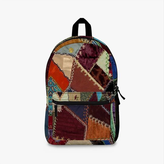 Discover Multicolor Antique Quilted Patchwork Backpack