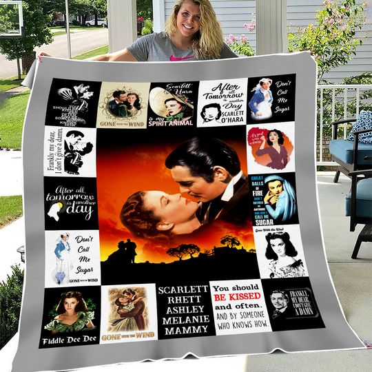 Discover Gone With The Wind Fleece Blanket