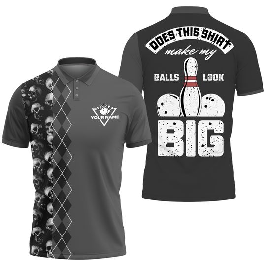 Discover Customize Funny Bowling Saying Bowling Team Polo Shirt