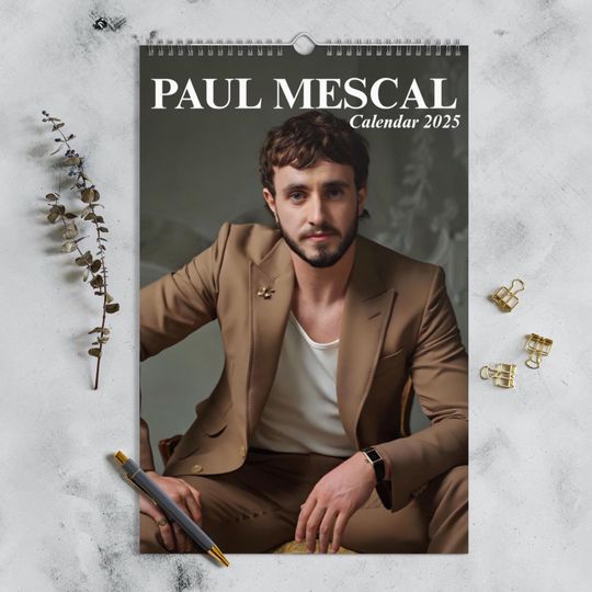 Discover Paul Mescal Wall calendar (2025)