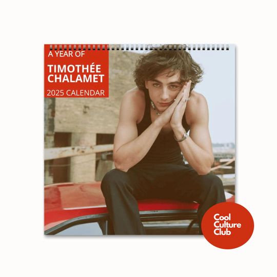Discover Timothe Chalamet Calendar Vol.2 - 2025 Calendar, Wall Calendar 2025, Planner 2025, Timothe Chalamet  Fan
