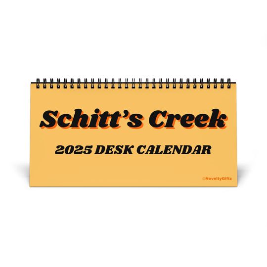 Discover Schitt's Creek 2025 Funny Desktop Calendar | 2025 Desk Calendar