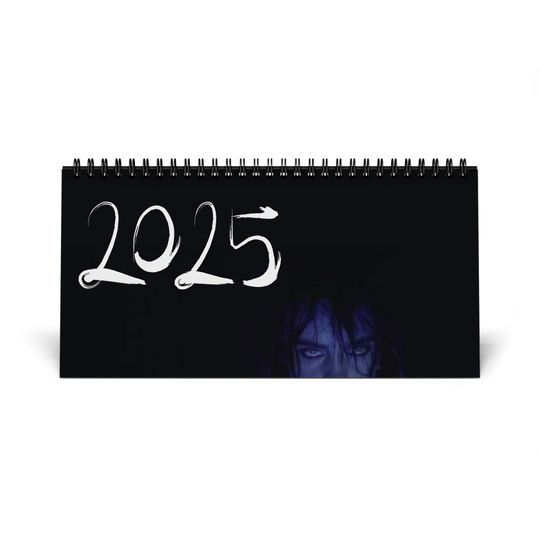 Discover Billie Eilish 2025 Fan designed desk calendar yearly month by month calendar Gift