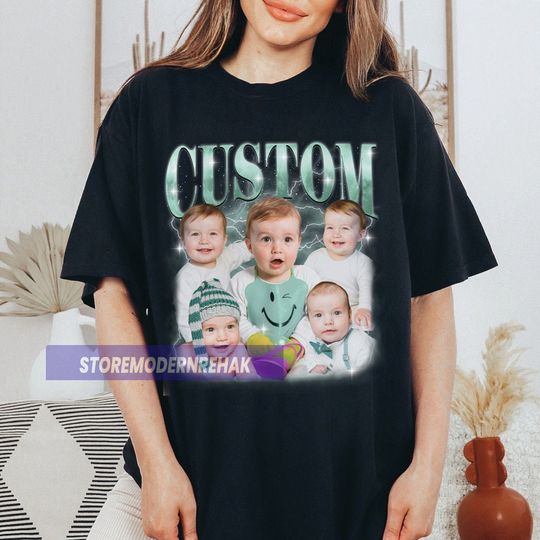 Discover Custom Baby Photo Shirt for Mom