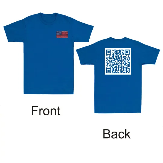 Discover Trum p QR Tee Funny President Dance YMCA QR Scannable