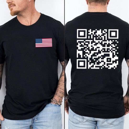 Discover Funny Trump QR Code T-Shirt