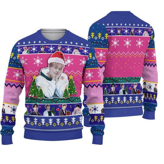 Discover Kim Seok-jin Jin BTS Ugly Christmas Ugly Sweater
