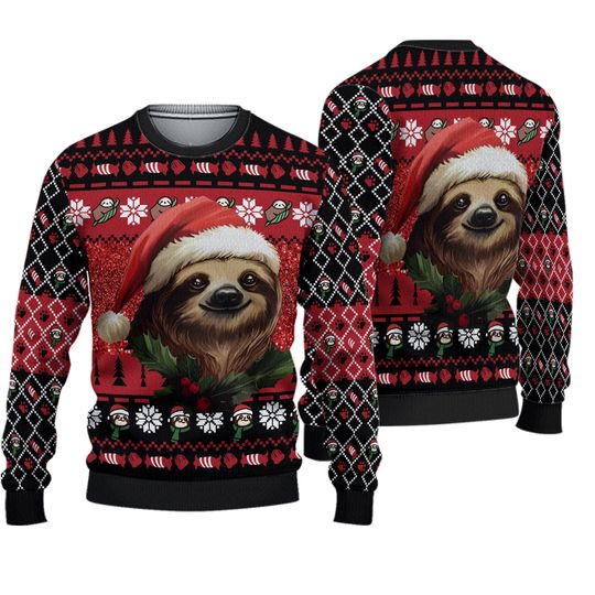 Discover Sloth Christmas Sweaters for Women - Funny Ugly Christmas Sweater