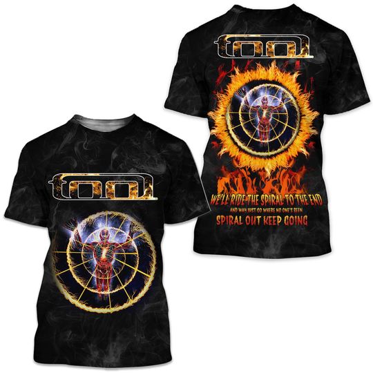 Discover Tool T-Shirt Unisex 3D Tool Band T-Shirt Rock Music Unisex 3D Shirt