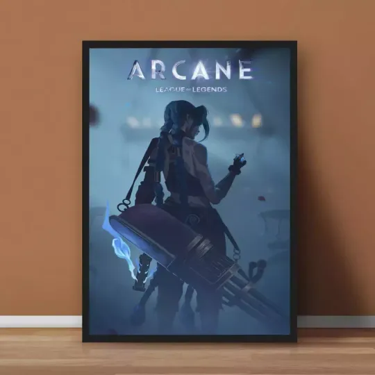 Discover Jinx Arcane Animated Series League Of Legends Poster Print - No Frame