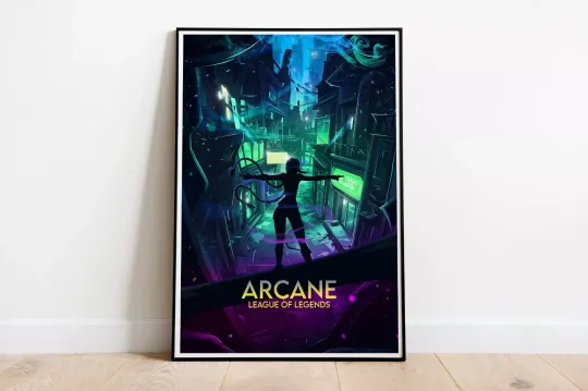 Discover Arcane Print, League of Legends Poster