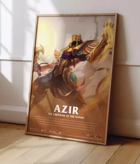 Discover League of Legends Azir Poster Print