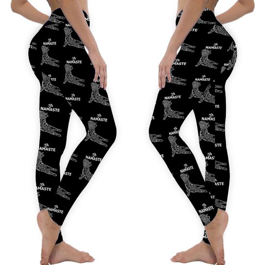 Discover French Bulldog Namaste OM Yoga Leggings