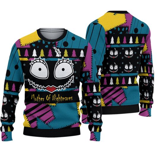 Discover Ugly Christmas Sweaters Nightmare Before Christmas Sally O Neck Winter Autumn Xmas
