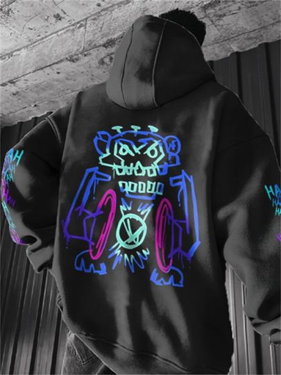 Discover Anime Arcane League Jinx Hoodies 3D Printing Men/Women Cartoon Hoodie - JX06