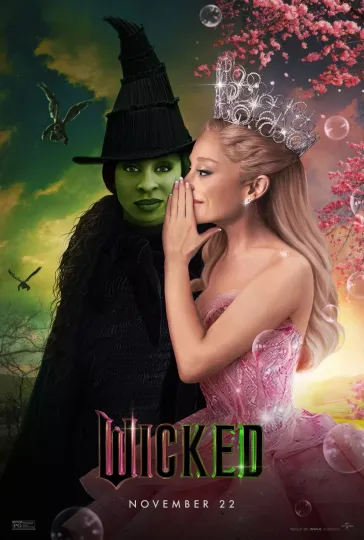 Discover 2024 Wicked Movie Poster, Ariana Cynthia Erivo Land Of Oz - LAS739