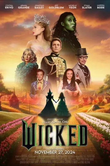 Discover 2024 Wicked Movie Poster, Ariana Cynthia Erivo Land Of Oz - LAS444