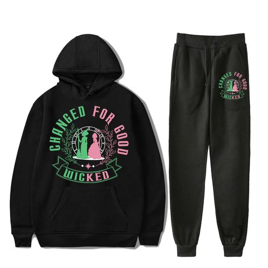 Discover Wicked Changed For Good Hoodies Pants Set Men Women