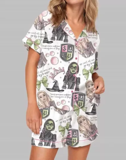 Discover Wicked Pajamas Set For Women, Short Comfy Sleep, Comfort Wicked Pajama Set Gift