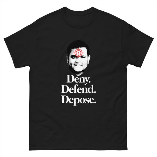 Discover Deny. Defend. Depose shirt unisex