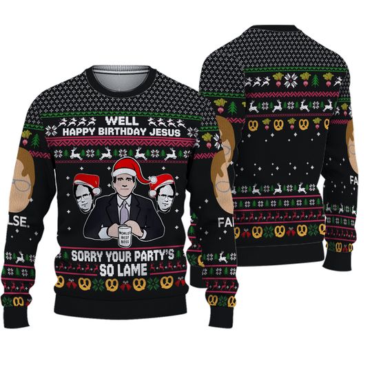 Discover Angry Stanley The Office Christmas Ugly Sweater, TV Series Sweater, Funny Xmas
