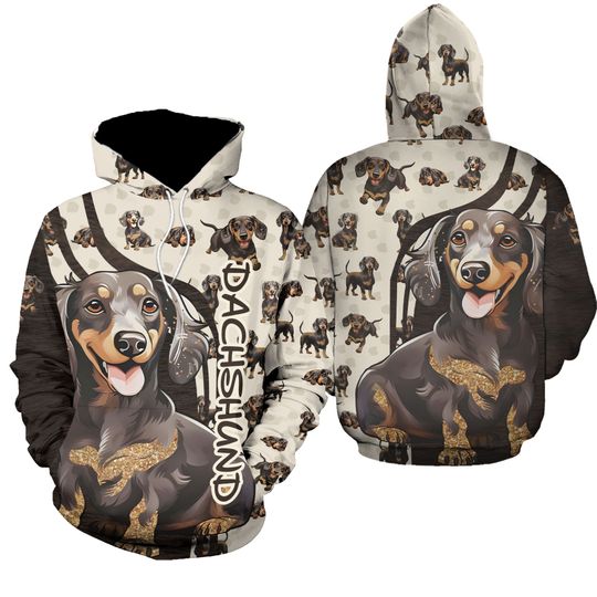 Discover Dachshund Hoodie, Dachshund Dog Hoodie Leggings Set