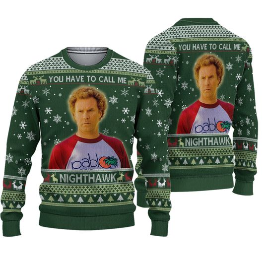 Discover Step Brothers Christmas Ugly Sweater, Brennan Huff You Have To Call Me NightHawk Vintage