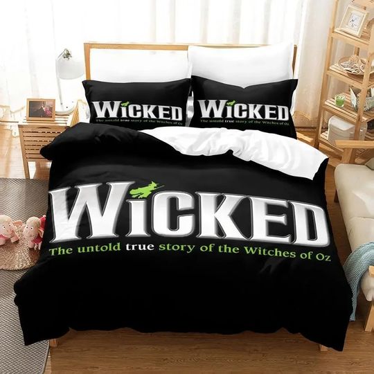 Discover Wicked Musical Broadway Drama Bedding Set Single Twin Full Queen King Size Bed Set