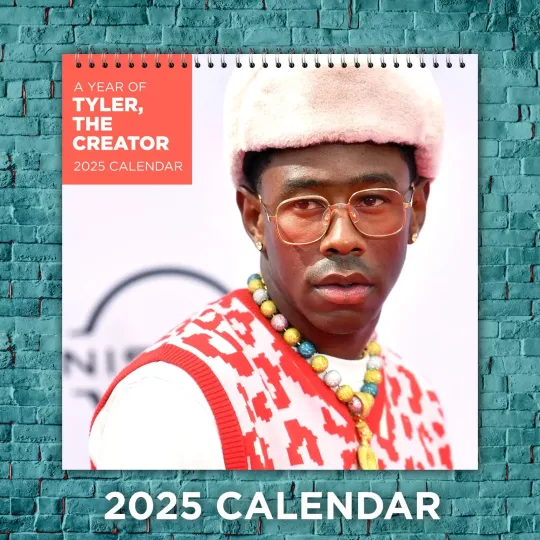 Discover Tyler The Creator 2025 Music Calendar, 12-Month Celebrity Wall Calendar, Fan Gift