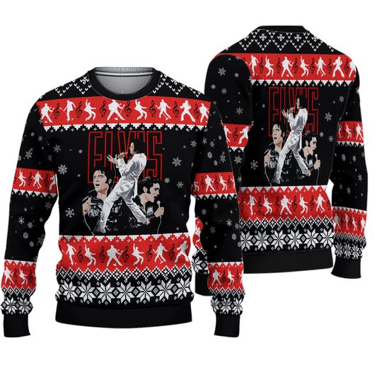Discover Elvis Presley Christmas Ugly Sweater