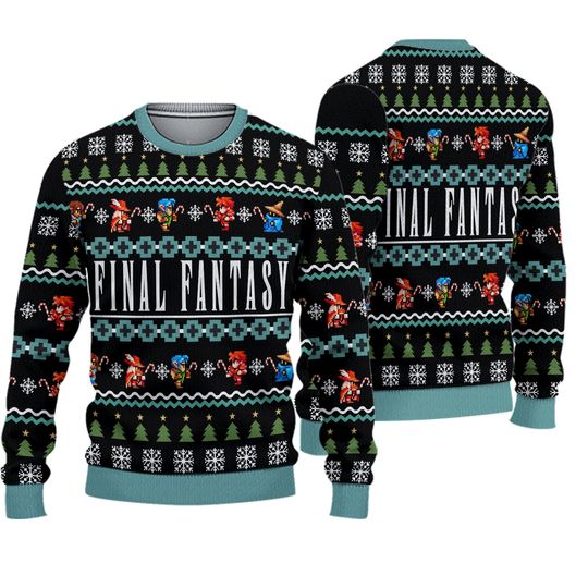 Discover Final Fantasy Ugly Christmas Sweater, Xmas Holiday Gifts