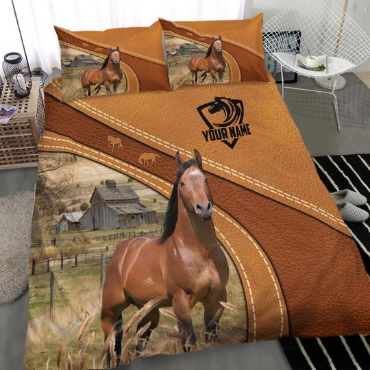 Discover Horse Customized Bedding Set