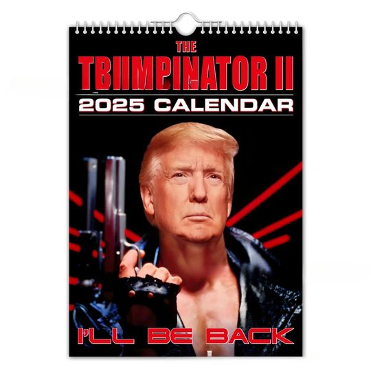 Discover 2025 Funny Trump Wall Calendar Trump Gain A Victory 12-month Wall Calendar