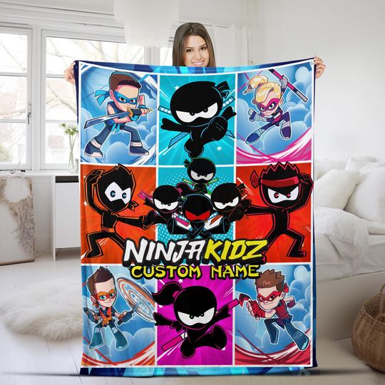 Discover Ninja Kidz TV Family Birthday Blanket, Ninja Kidz TV Birthday Blanket, Ninja Kidz Blanket