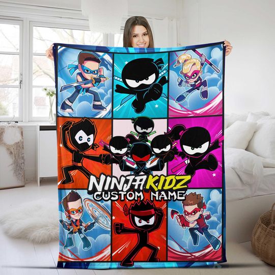 Discover Ninja Kidz TV Family Birthday Blanket/Ninja Kidz TV Birthday Blanket, Ninja TV Blanket