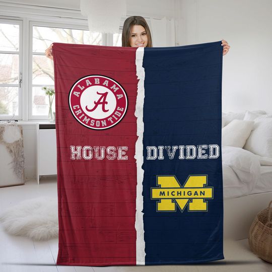 Discover Custom House Divided Blanket, House Divided Baseball, Basketball Team Blanket