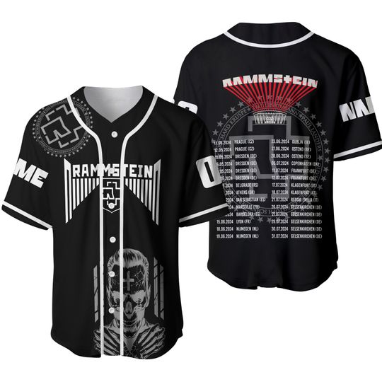 Discover Ramms Europe Stadium Tour 2024 Baseball Jersey