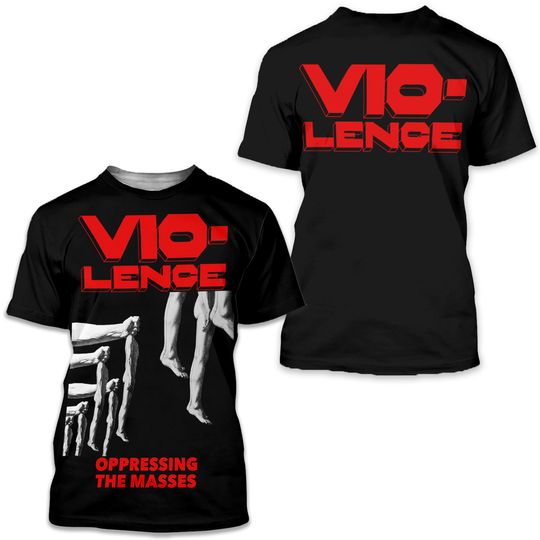 Discover New DTG printed  short sleeve  t-shirt - VIO-LENCE