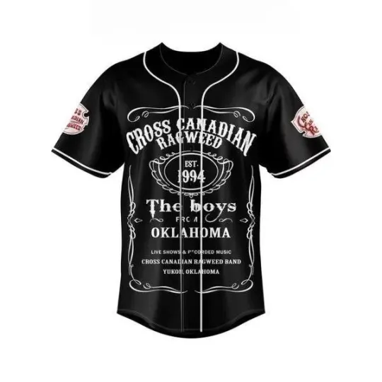 Discover Cross Canadian Ragweed 1994-2024 The Boys 30th Anniversary Baseball Jersey